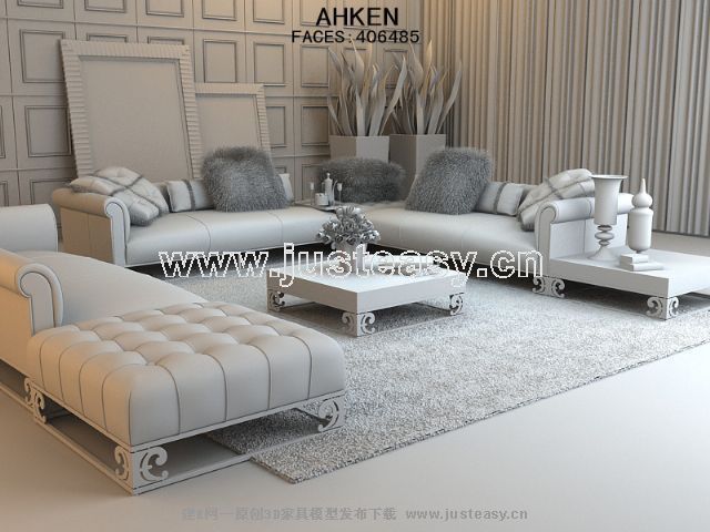 后现代沙发组合,后现代沙发,后现代风格沙发,组