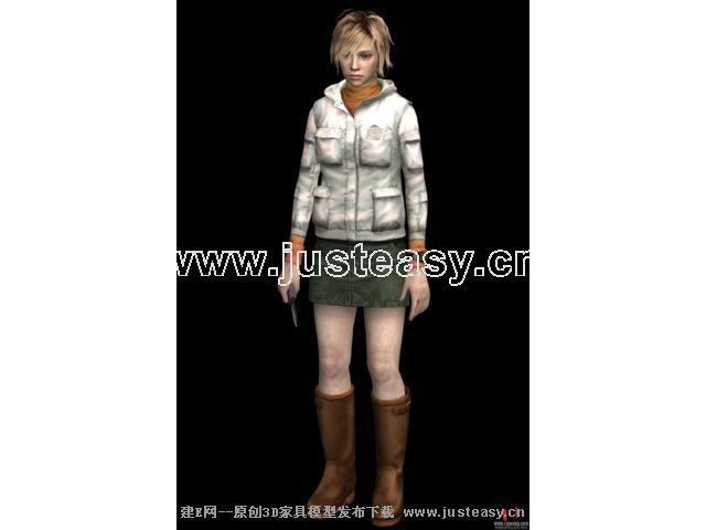 寂静岭女主角3d模型下载[id:35007]
