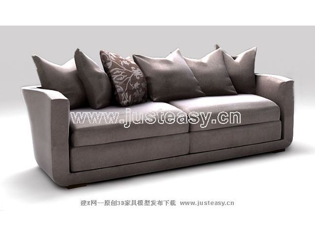 现代沙发3d模型下载[id:37534]_建E模型网_建