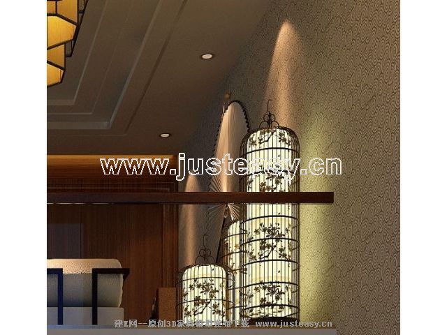 鸟笼灯3d模型下载[id:<em>54271</em>]_建E模型网_建E网