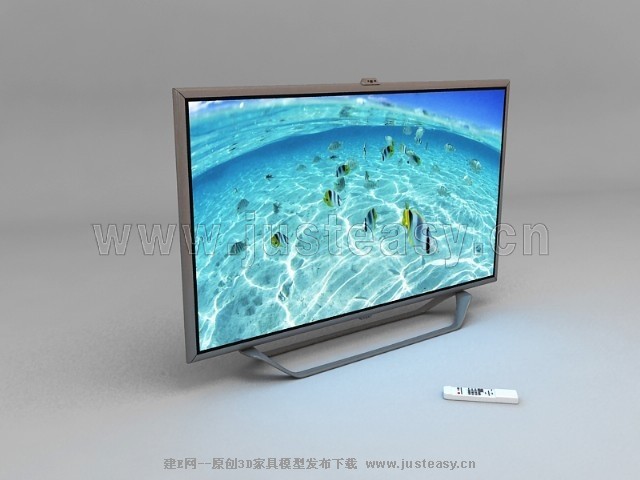 三星电视机显示器3d模型下载[id:74751]_建E模