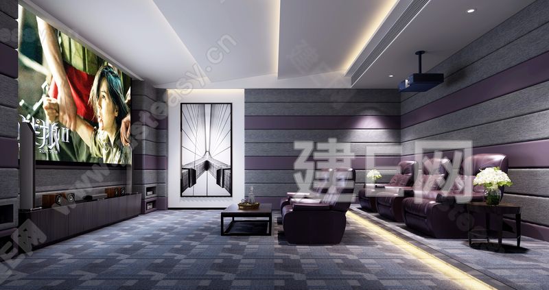 现代影音室- 建E网3d模型分享交流平台-3d模型