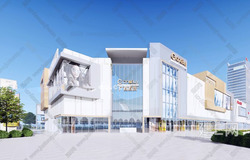 从化兴利莱茵汇酒店综合商业广场 sketchup模型