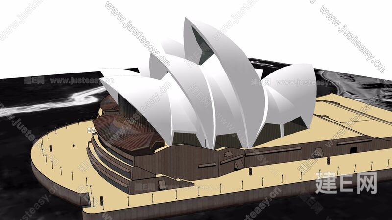 jrn utzon——悉尼歌剧院[模型id:37867]