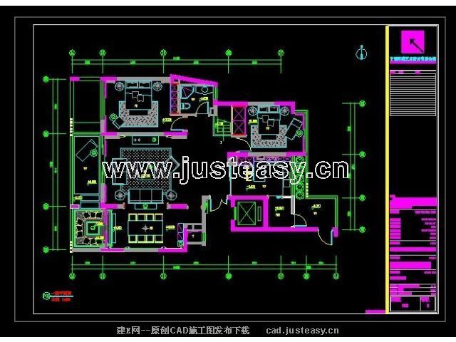 新古典手柄样板房施工图附效果图CAD风格下图纸数控车带弧线图纸图片