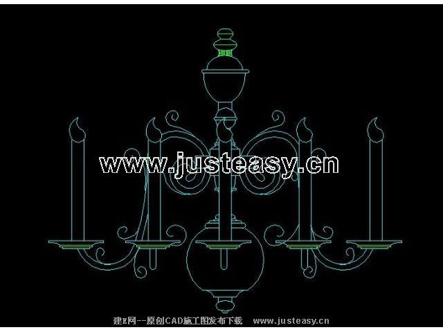 吊灯cad图纸下载[id:1142]_建e图纸网_建e网_