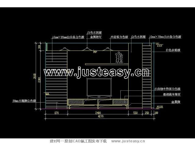 cad客厅立面_cad客厅立面图库_cad客厅立面图下载_精彩 ...