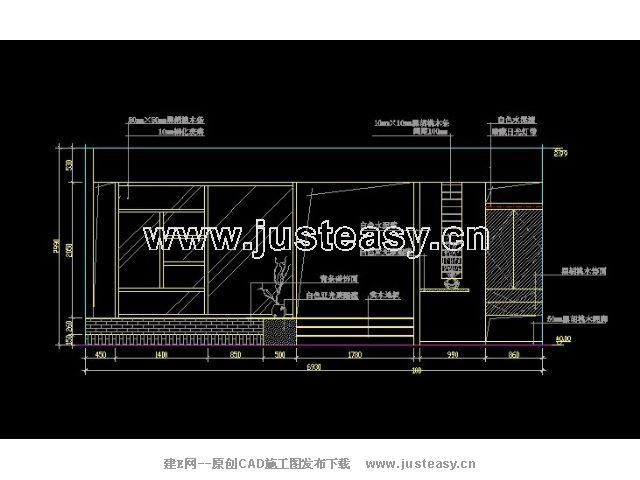 cad客厅立面_cad客厅立面图库_cad客厅立面图下载_精彩 ...