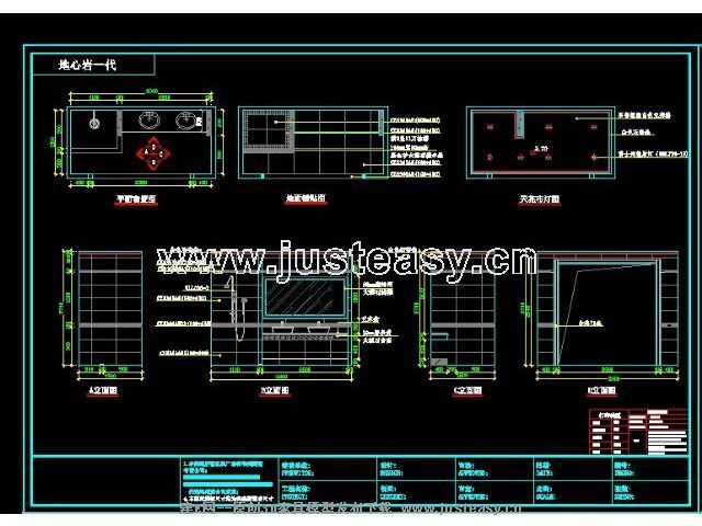 瓷砖展厅cad图纸下载[id:3965]