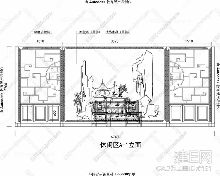别墅整木定制办公室立面图纸_cad全套设计图下载_cad