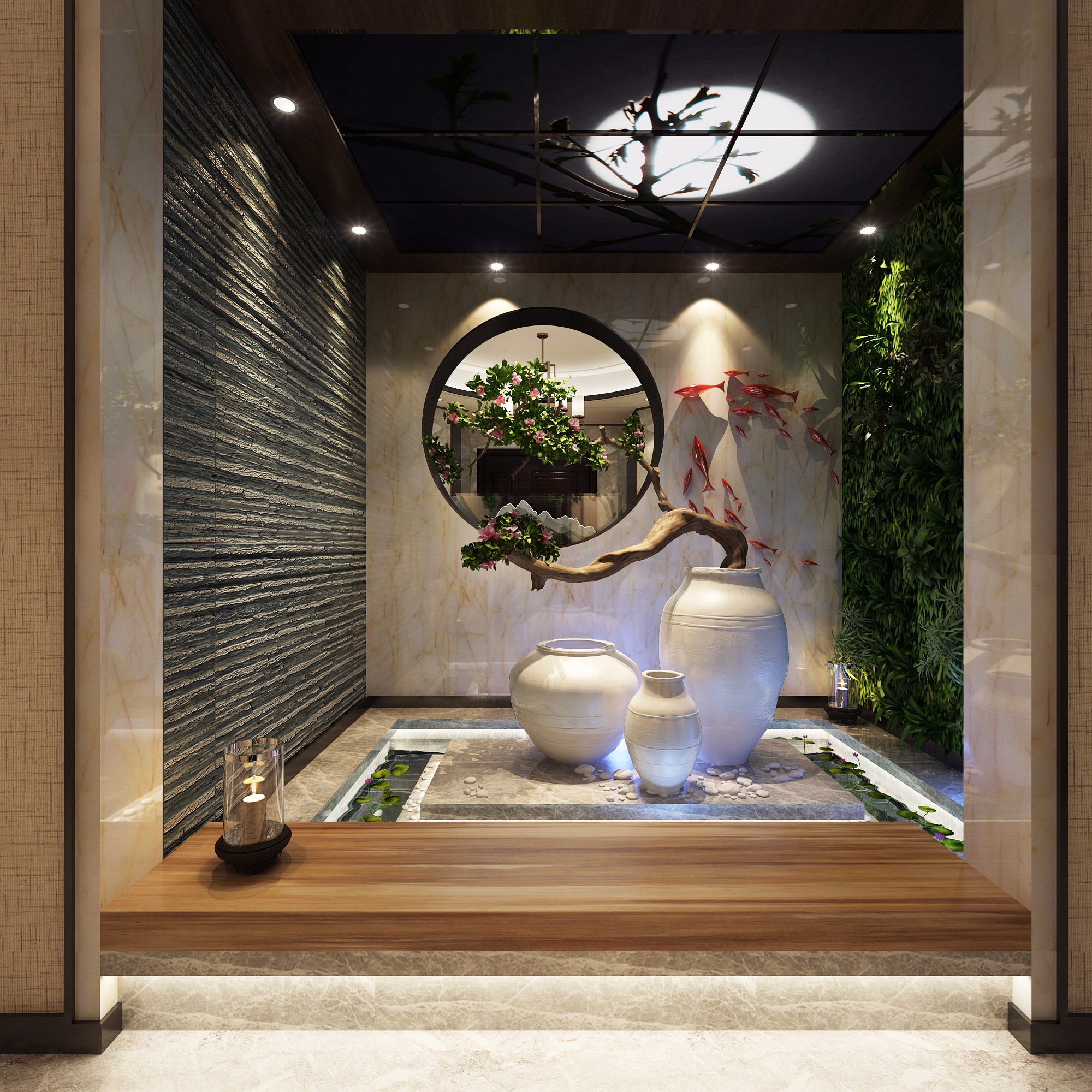 新中式 - 效果图作品交流区 - 建E分享交流平台 - 建E室内设计网