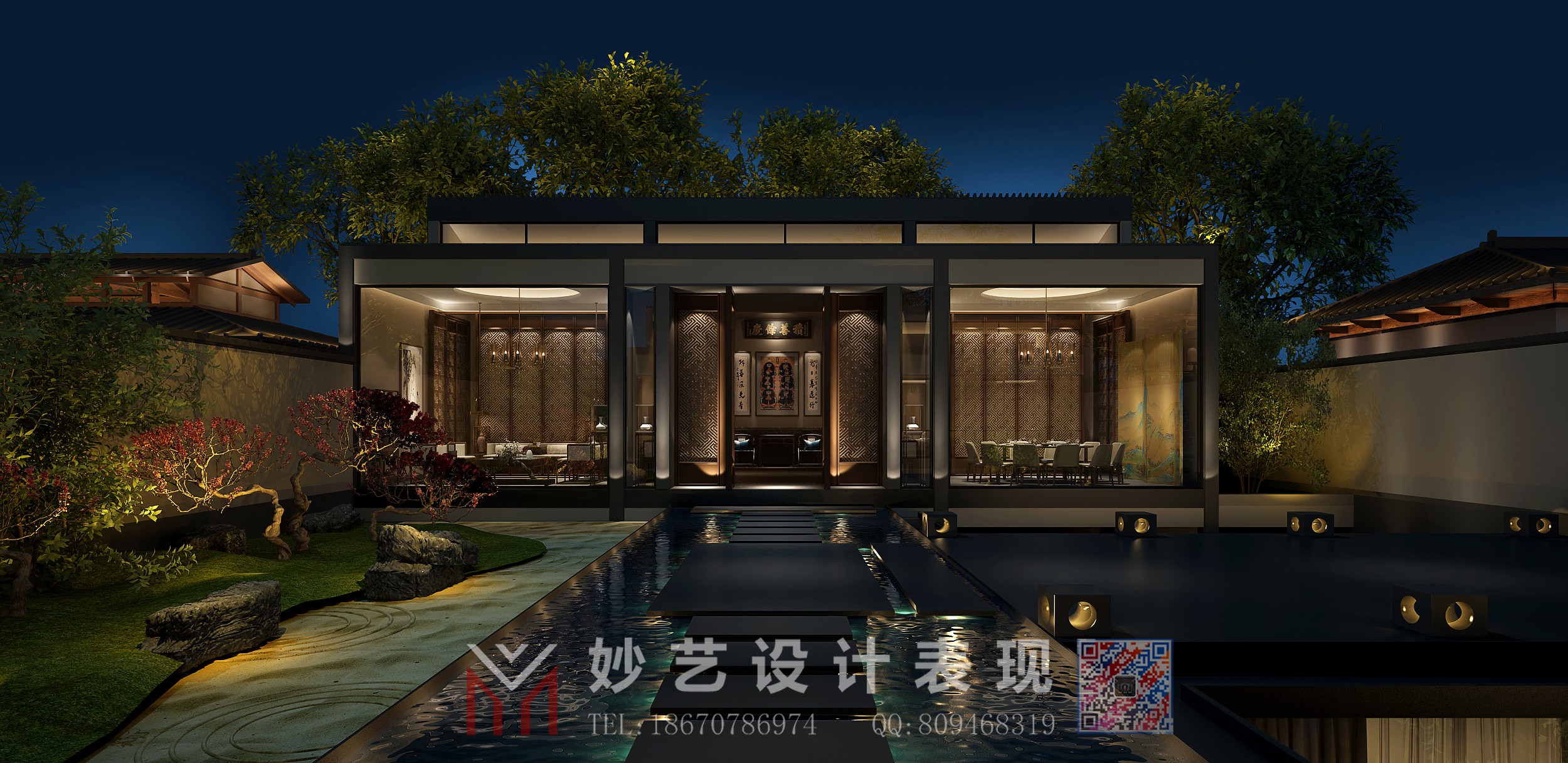 中式私宅别墅 效果图交流区-建e室内设计网