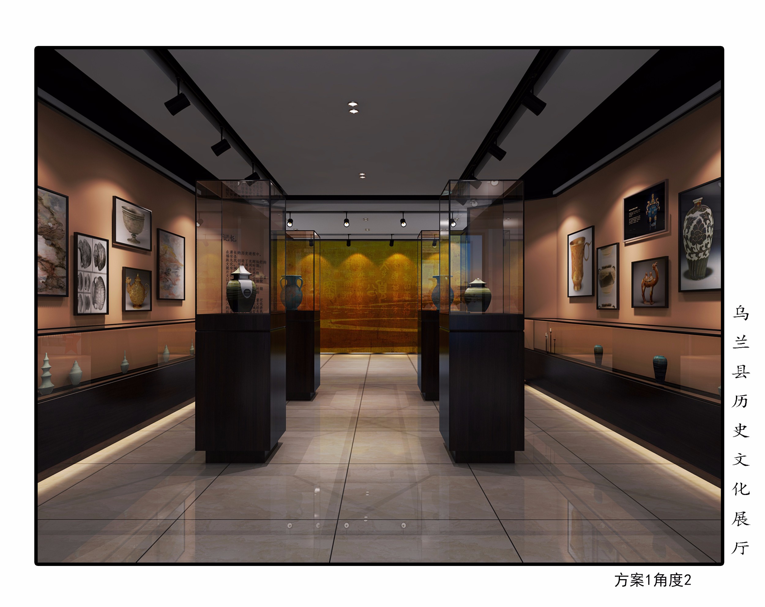 历史文化展厅 - 效果图交流区-建e室内设计网