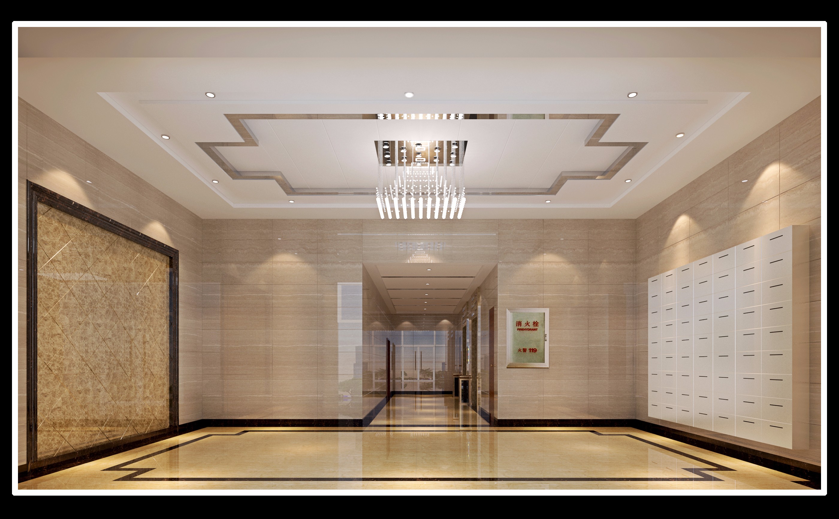 住宅电梯厅合集 - 效果图交流区-建e室内设计网