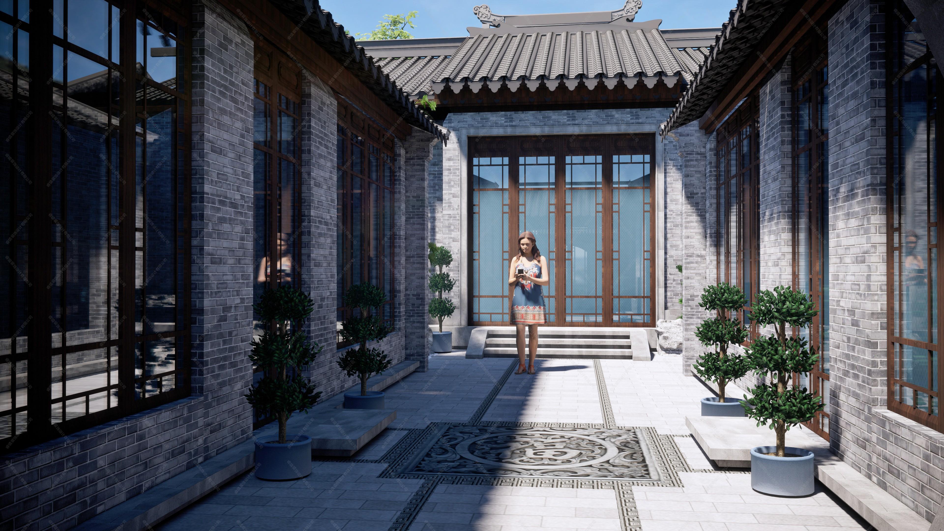 自建四合院 - 效果图交流区-建e室内设计网