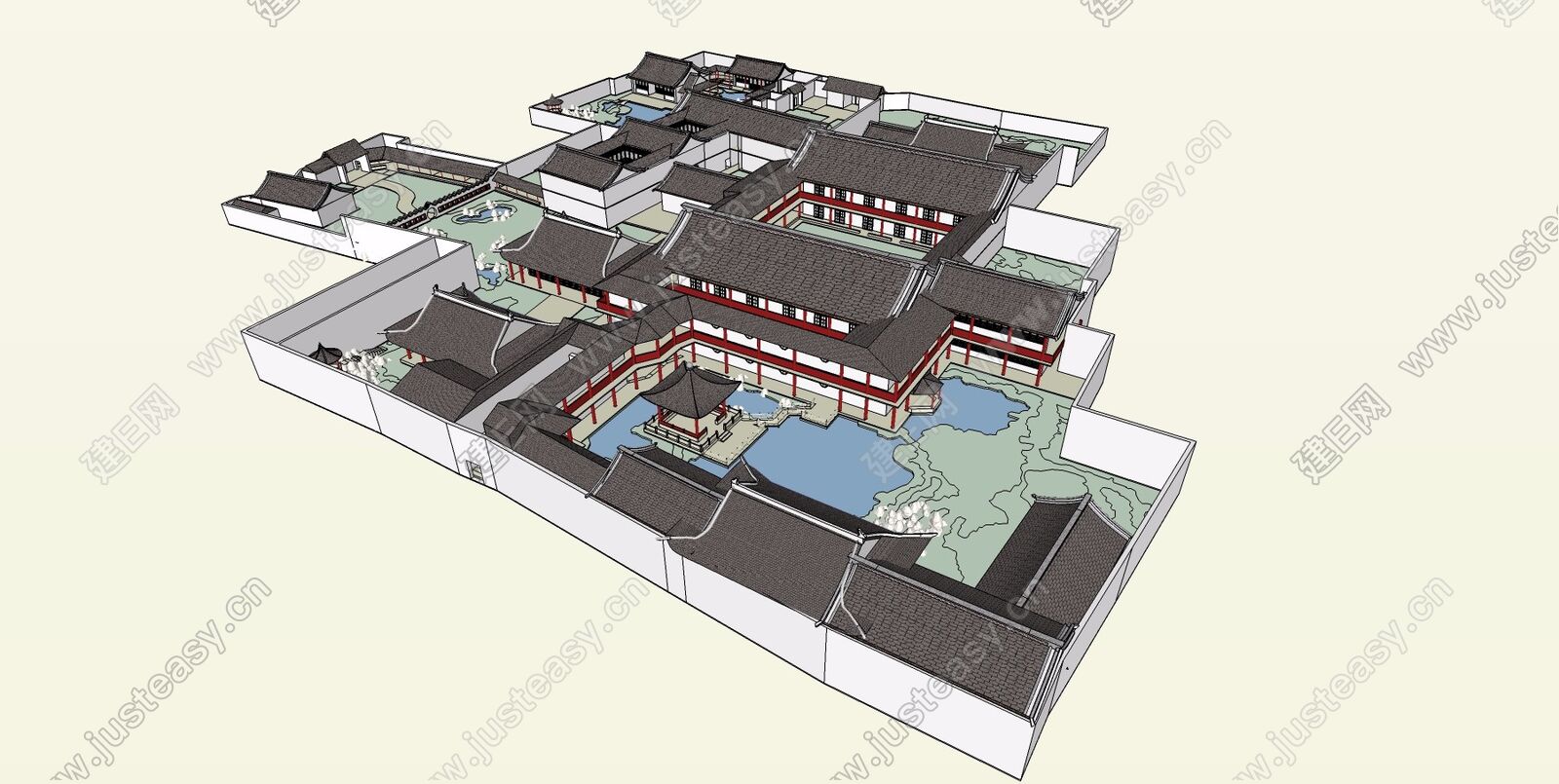 中式庭院建筑