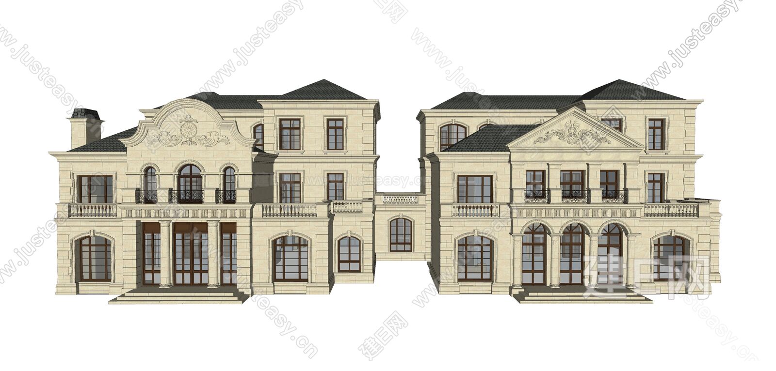 法式建筑[模型id:15315]