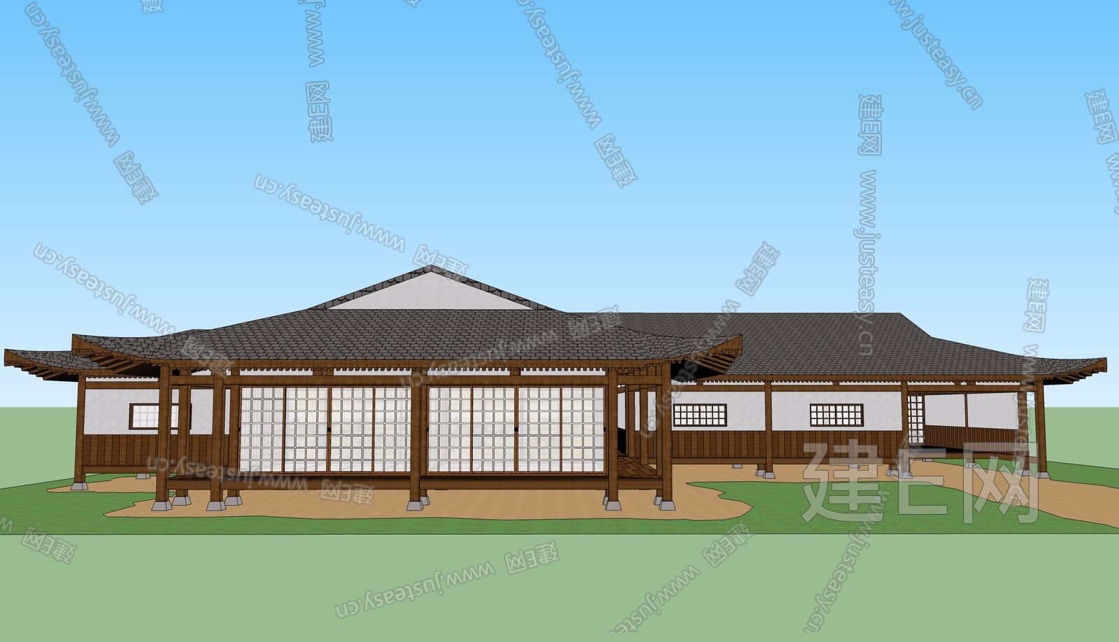 古建筑房屋[模型id:33427]