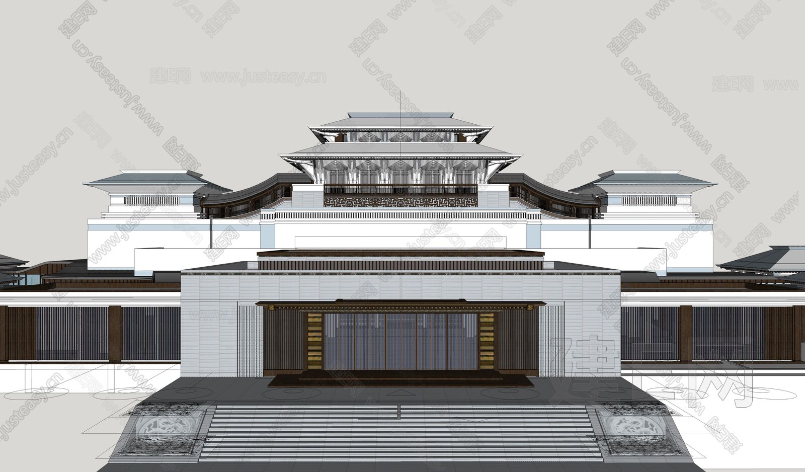 汉乐府sketchup模型