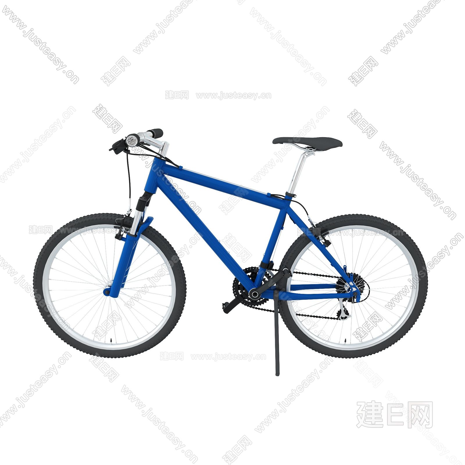 现代自行车 3d模型