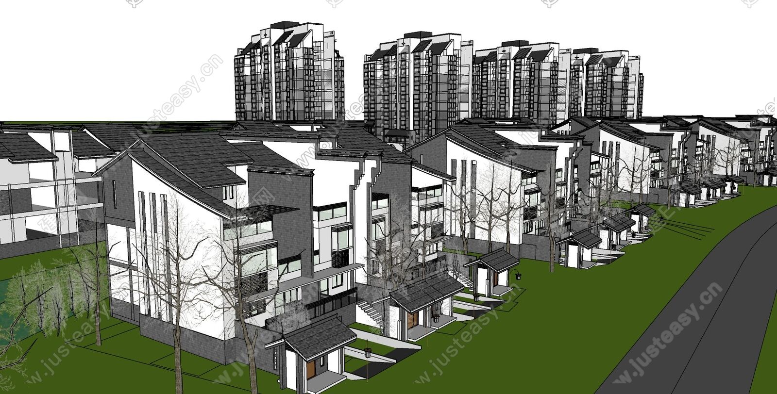 新中式住宅小区