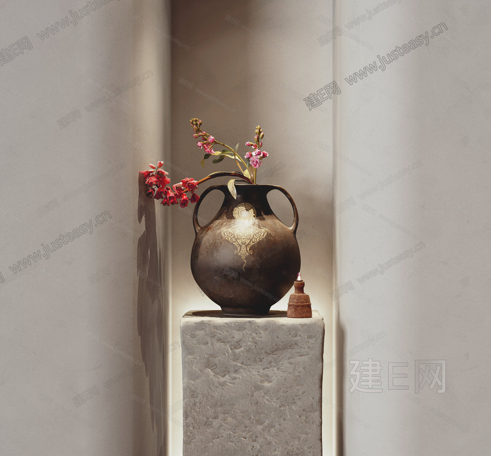 同款现货购买同款新中式摆件3d模型下载id:111169420灯光:材质:风格