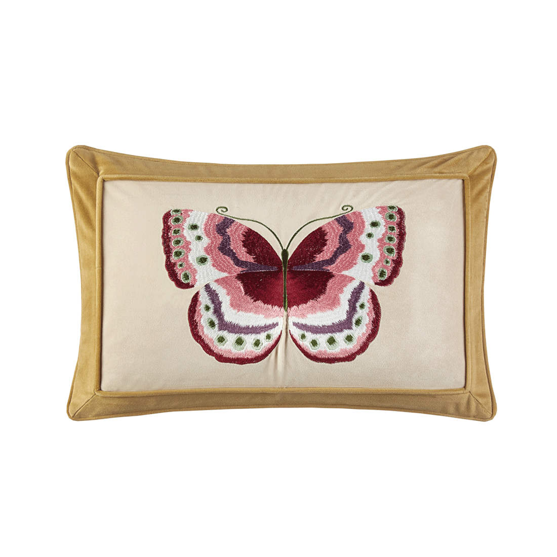 「现代腰枕」蝴蝶图案抱枕