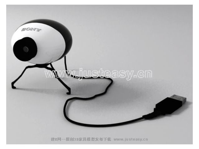 sony摄像头3d模型下载[id:24108]