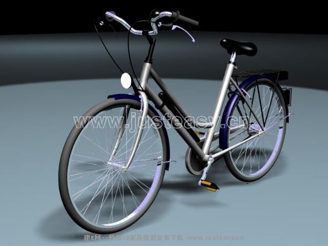 自行车模型3d模型下载[id:8189]_建E模型网_建