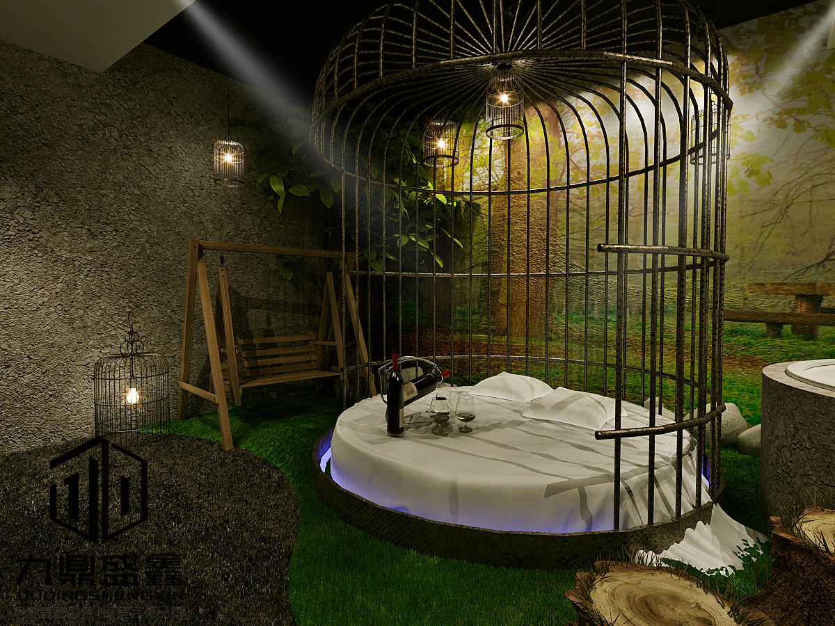 切茜娅情侣情趣主题宾馆-建e室内设计网-设计案例