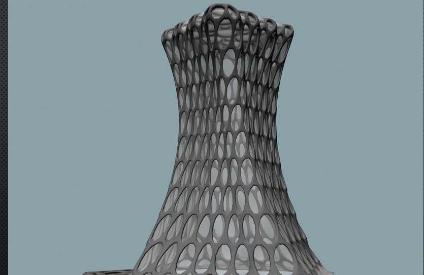 3dmax中利用网格平滑,细分制作异形建筑