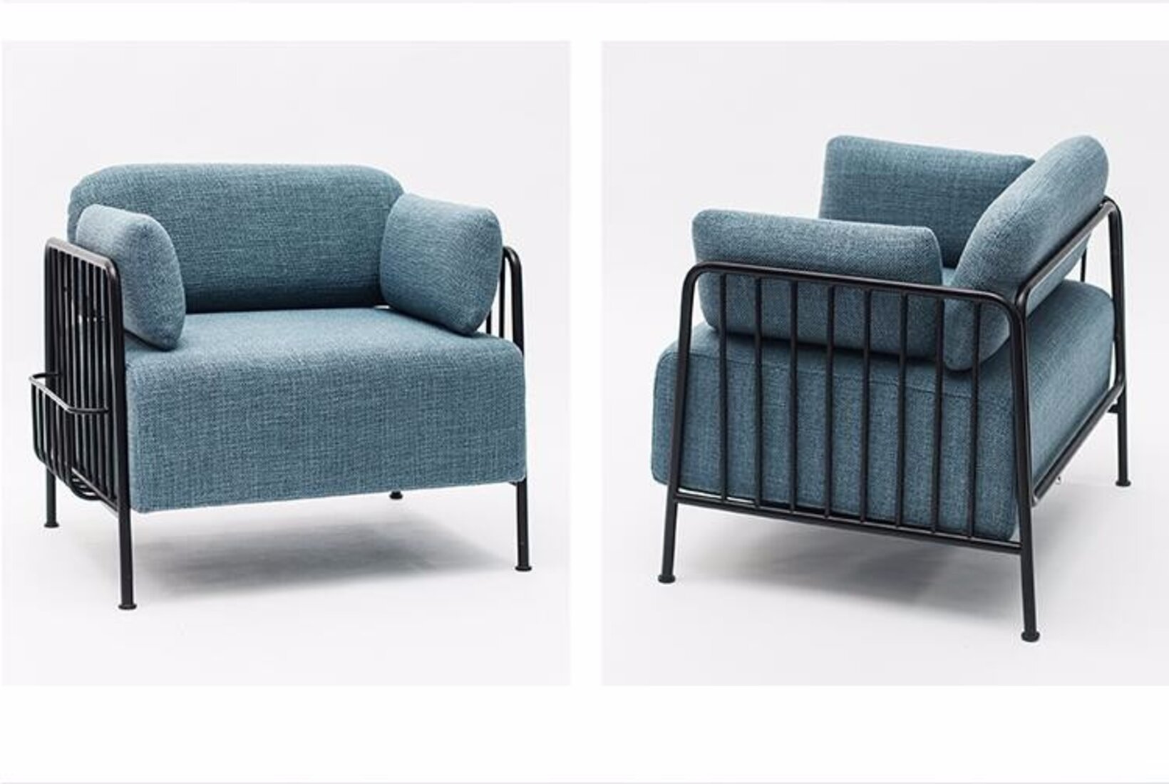 有所的设计喜阅沙发原创北欧可拆洗单人铁艺休闲客厅创意家具