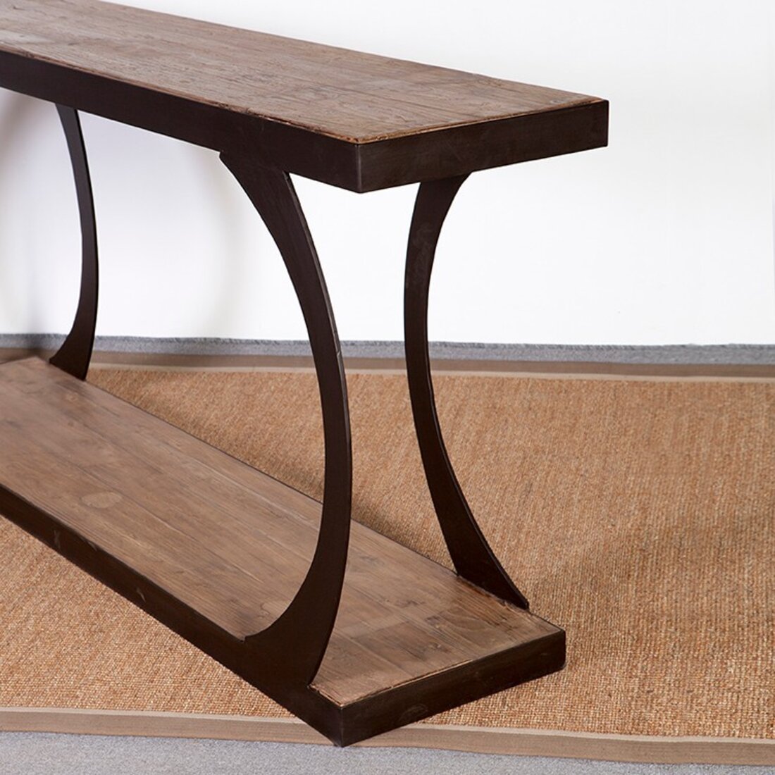 聚缘斋古董复制控制台表复古木桌中国木制家具