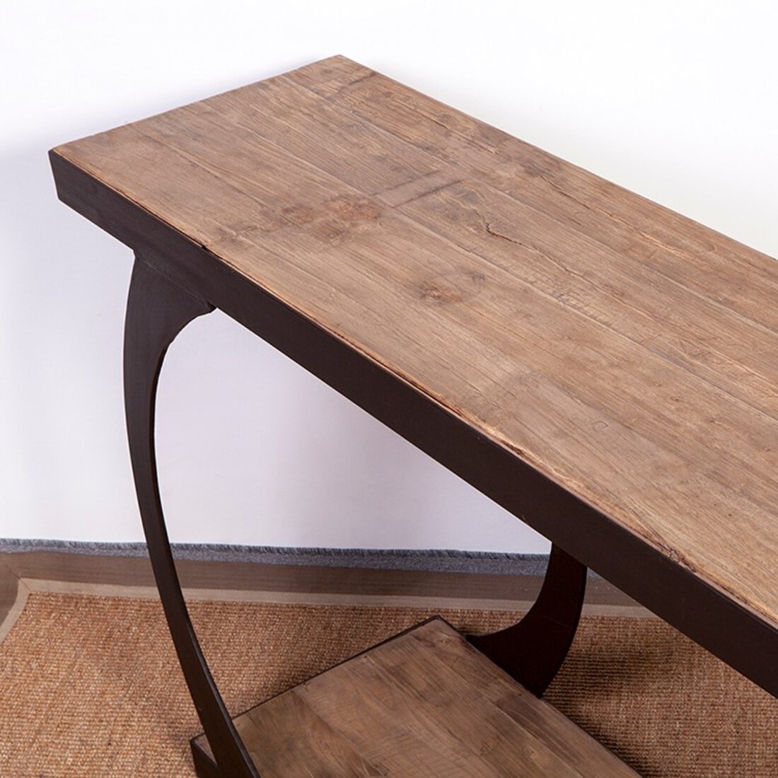 聚缘斋古董复制控制台表复古木桌中国木制家具