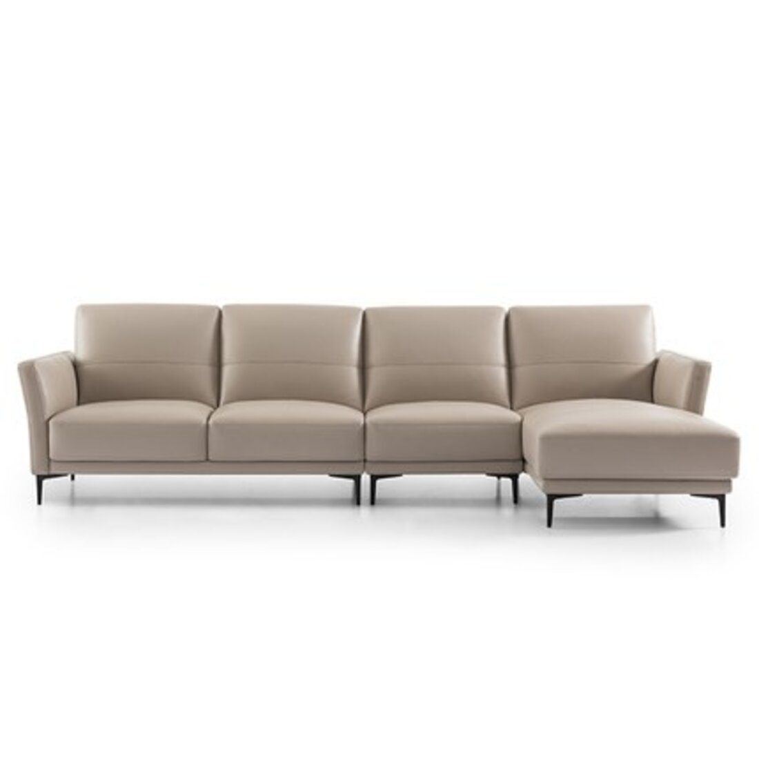 斯可馨简约现代真皮沙发大小户型贵妃转角皮艺沙发ks3007