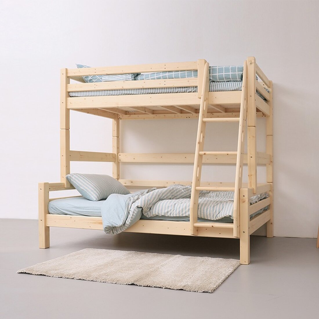 梦航家具 双层子母床 实木学生上下床 木质高低双层床 实木床定制-阿里巴巴