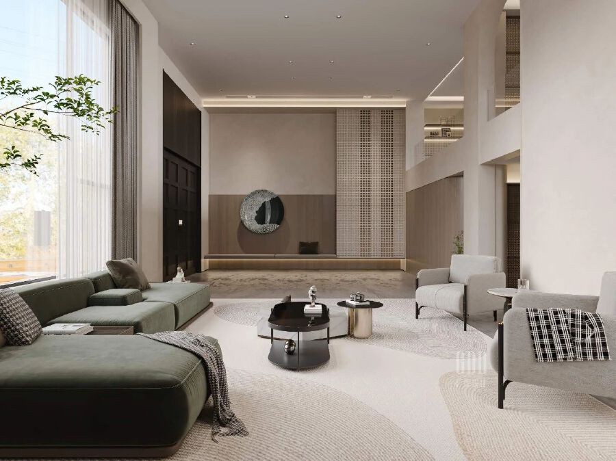 195㎡典雅高级住宅，居住在美妙的厚度中丨GDD广度设计