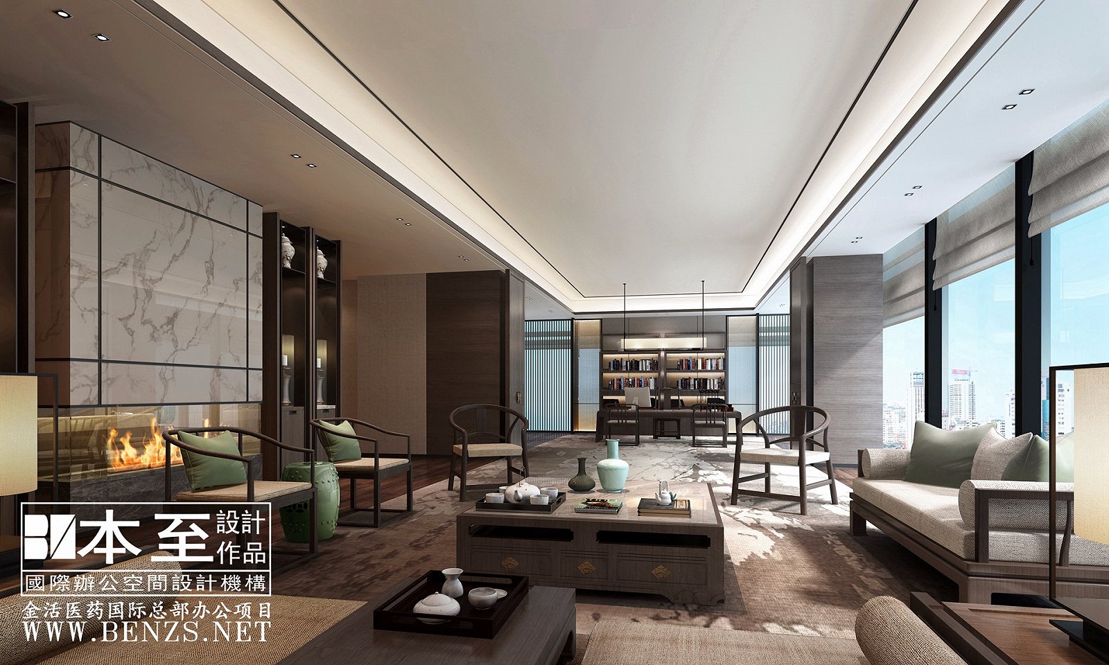 金活医药总部办公设计