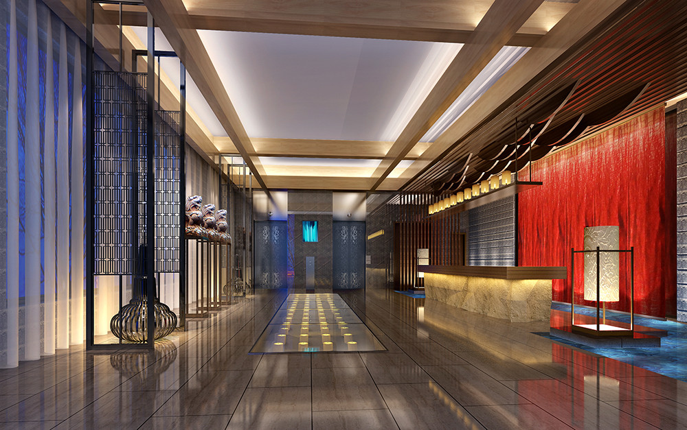 四平商务酒店设计公司—红专设计[ID: 104874263]_建e效果图