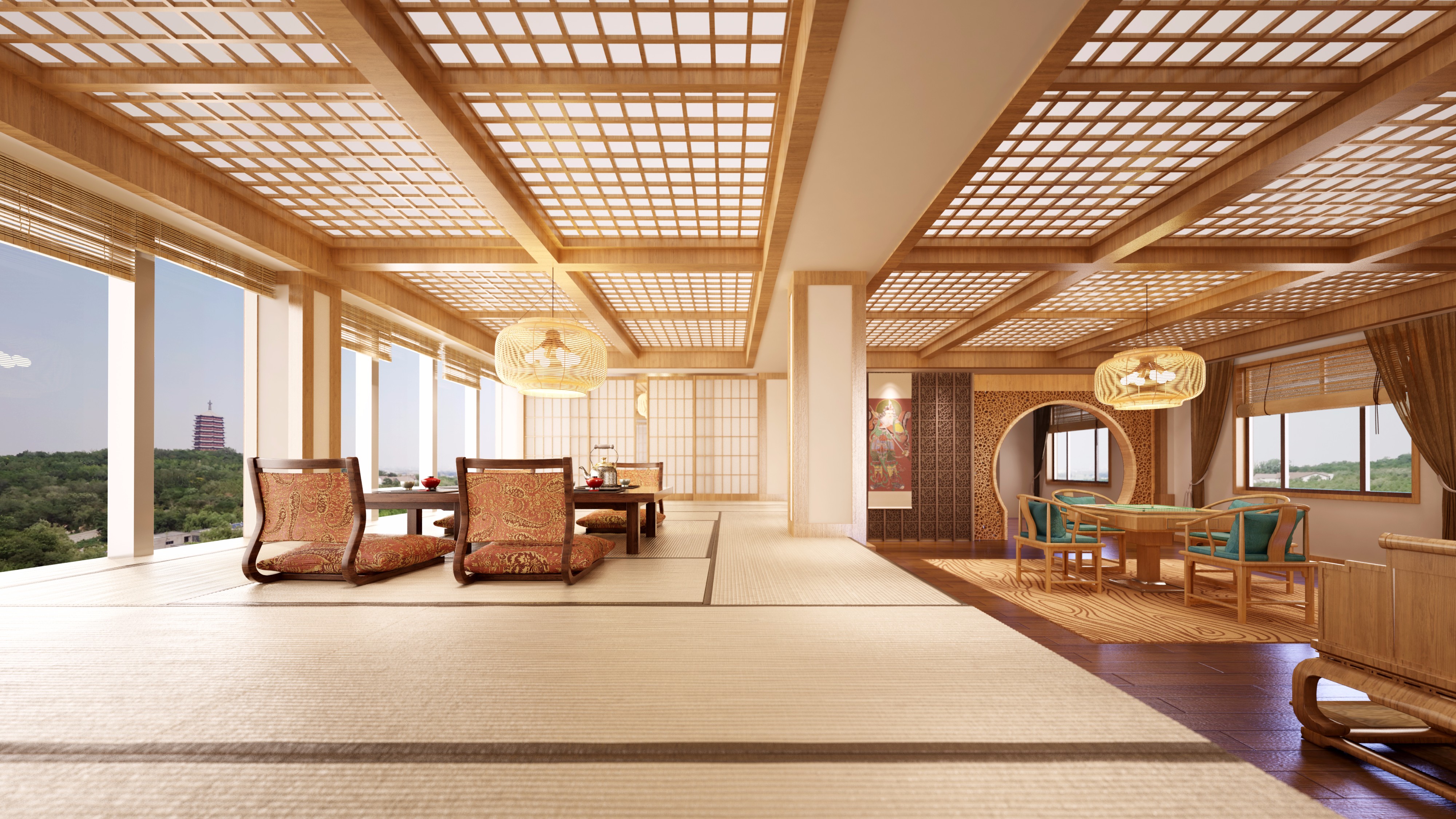 茶室 棋牌室 - 效果图交流区-建e室内设计网