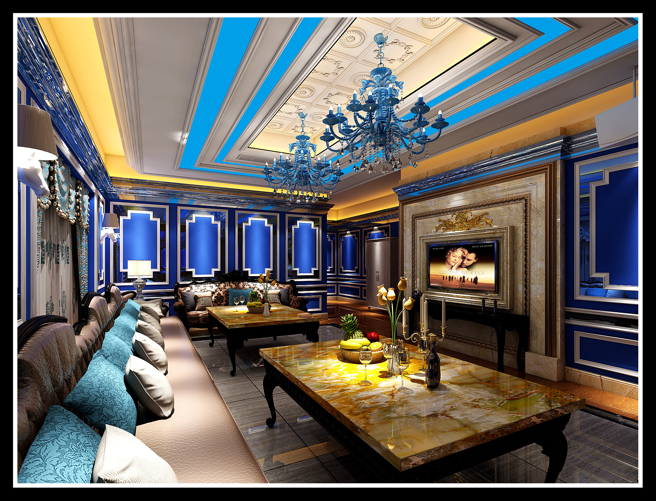 阿坝州--帝豪ktv效果图 - 效果图交流区-建e室内设计网