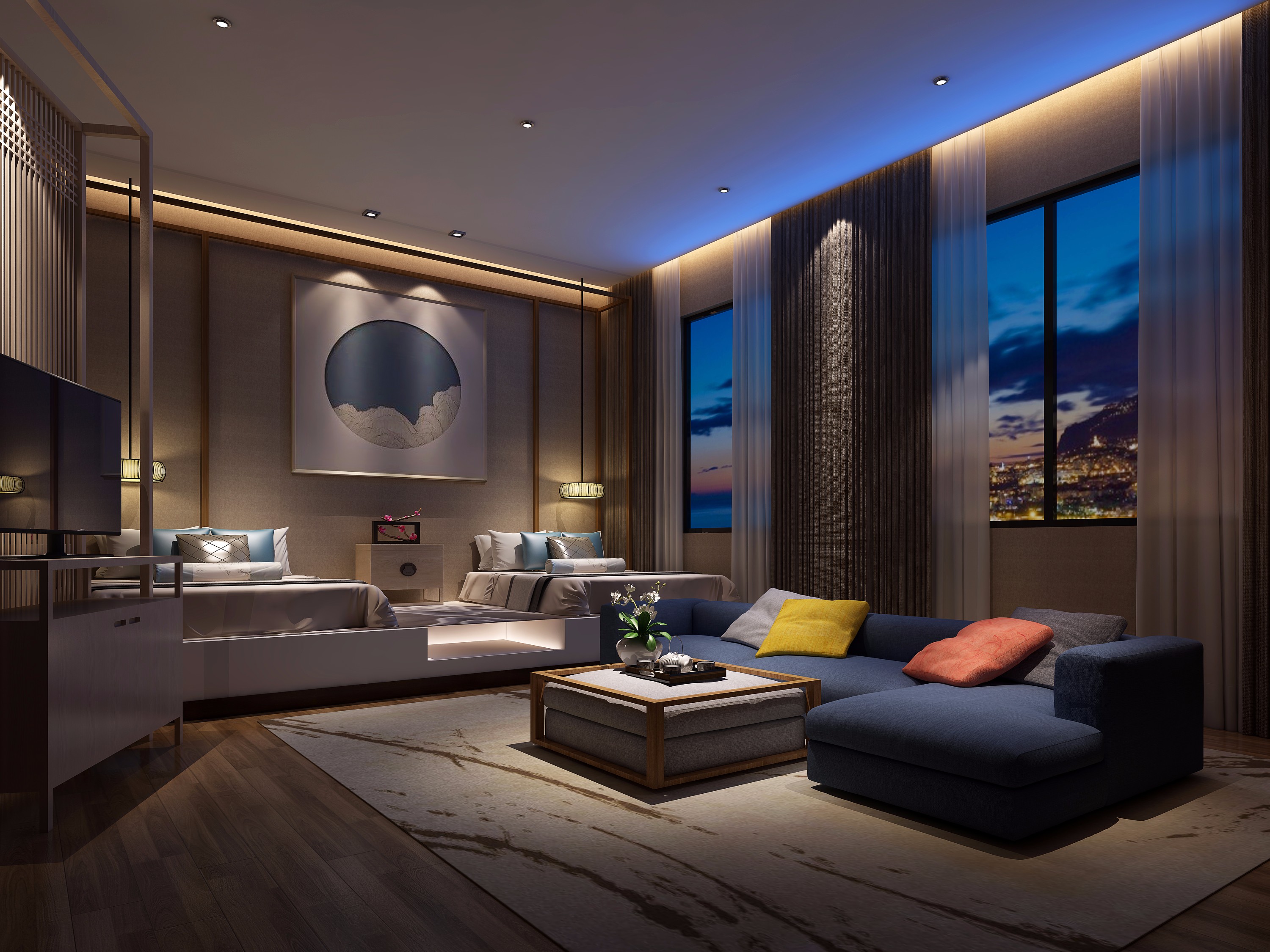 青春主题客栈 - 效果图交流区-建e室内设计网