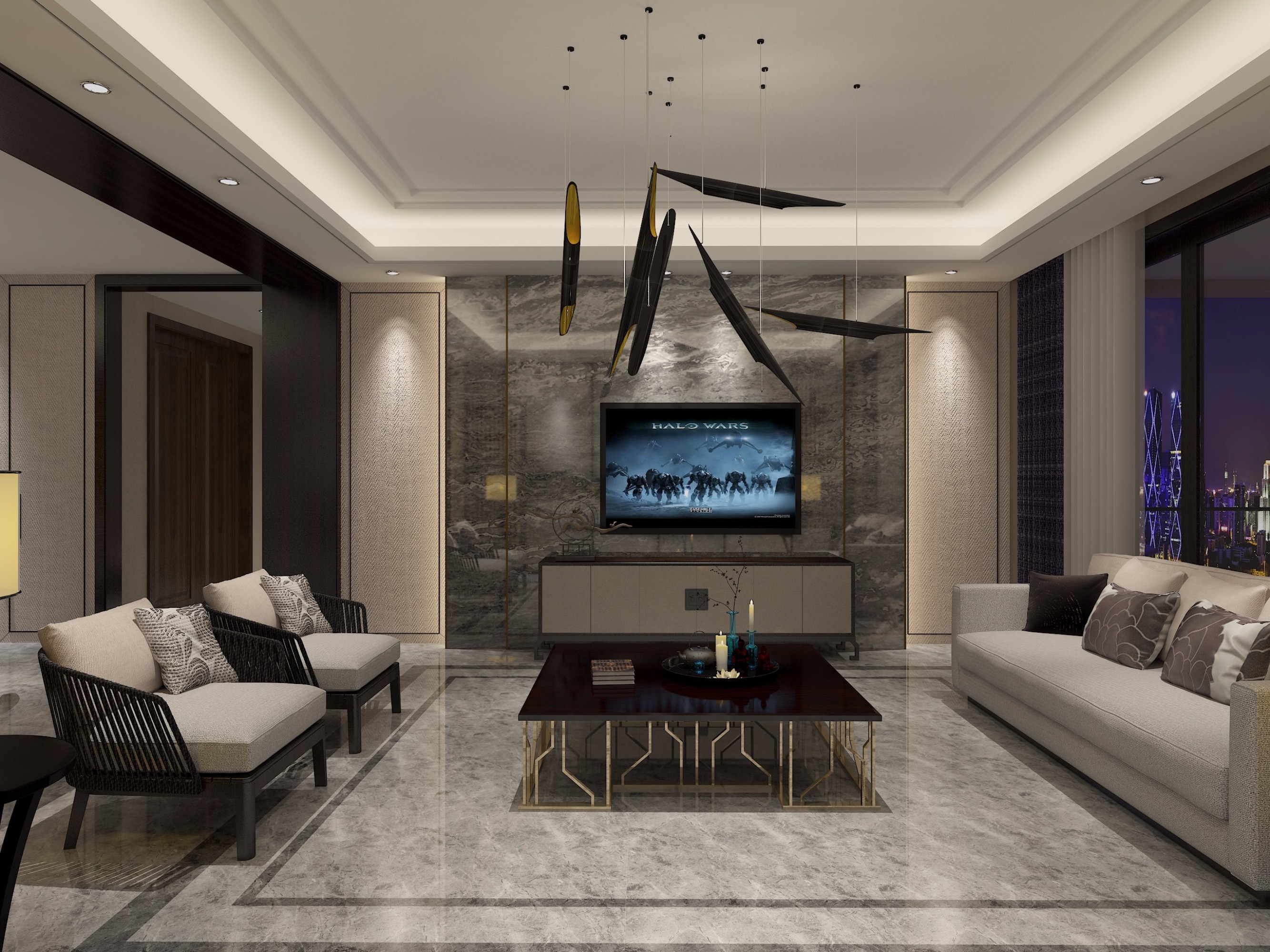 大理大宅[ID: 105660804]_建e效果图