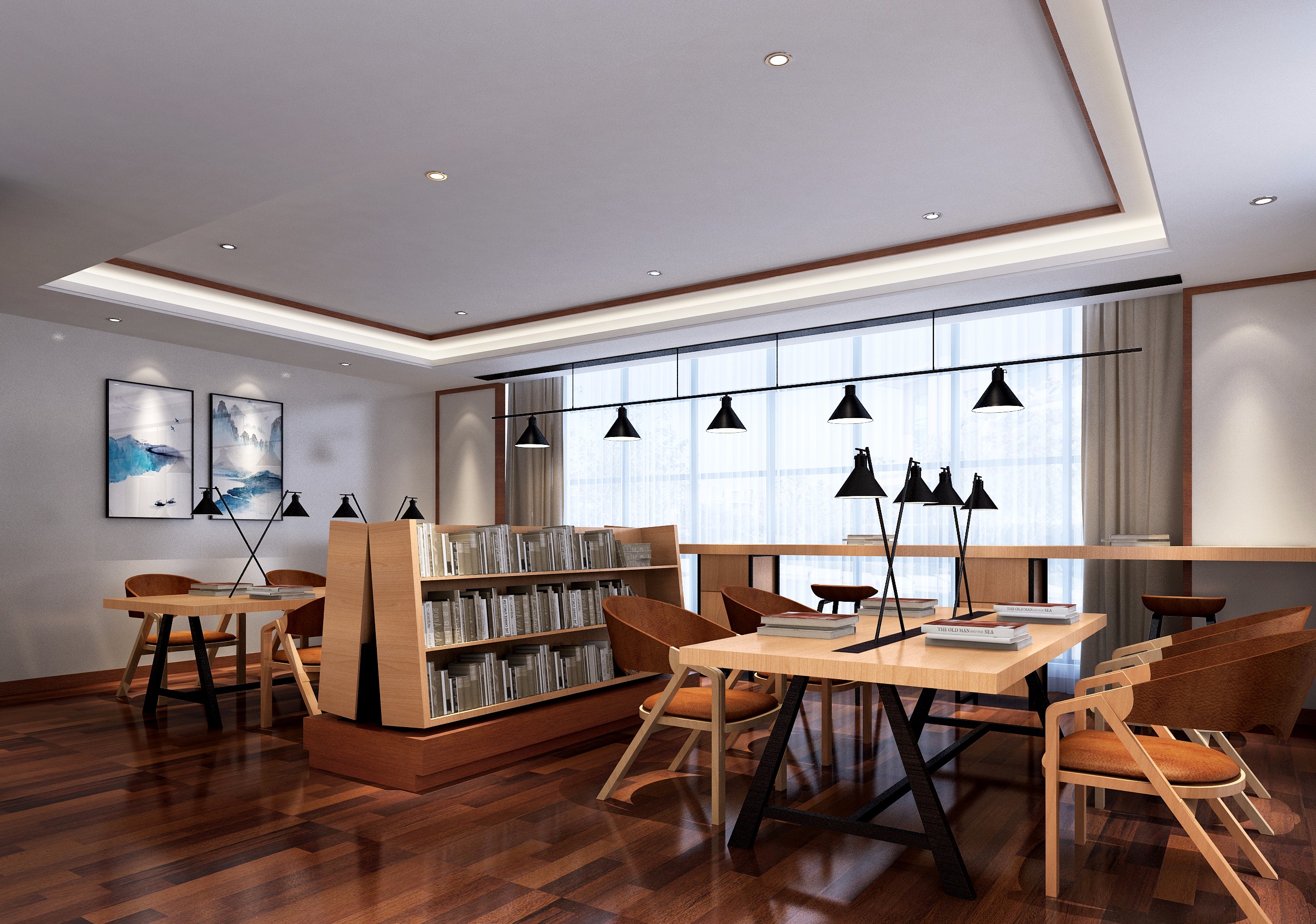 茶室效果图设计|三维|建筑/空间|超级后浪 - 原创作品 - 站酷 (ZCOOL)