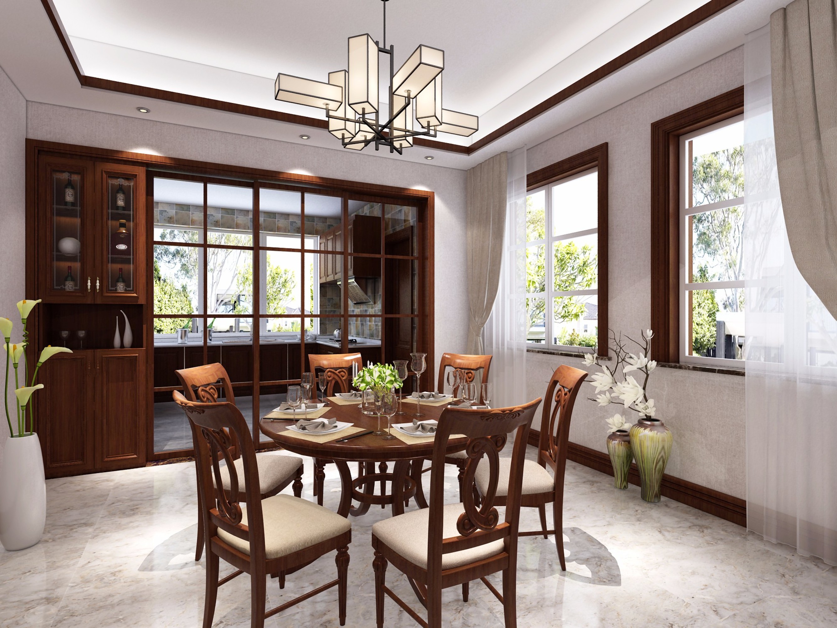新中式[ID: 105857479]_建e效果图