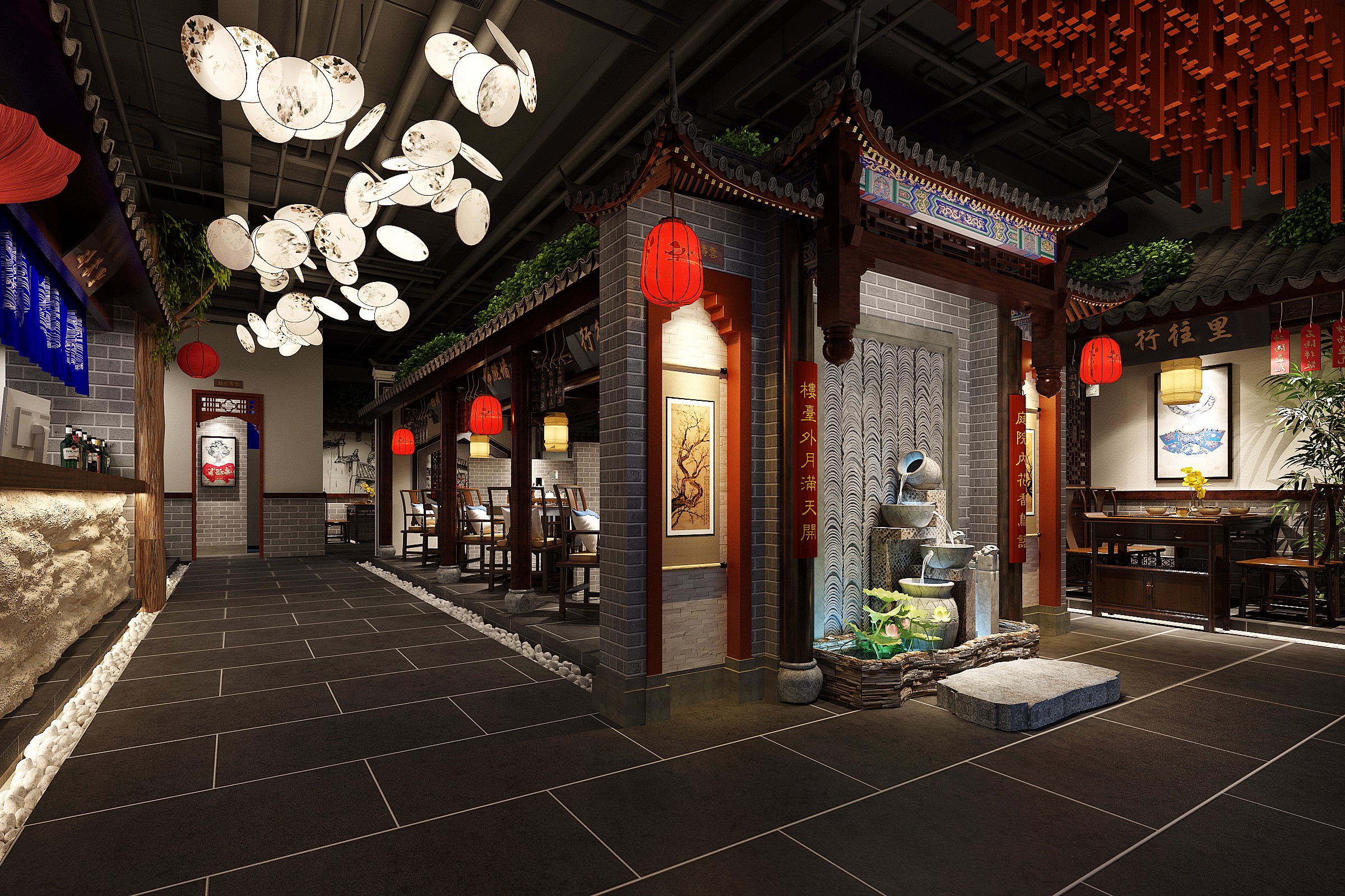 慧景山古典中式火锅店