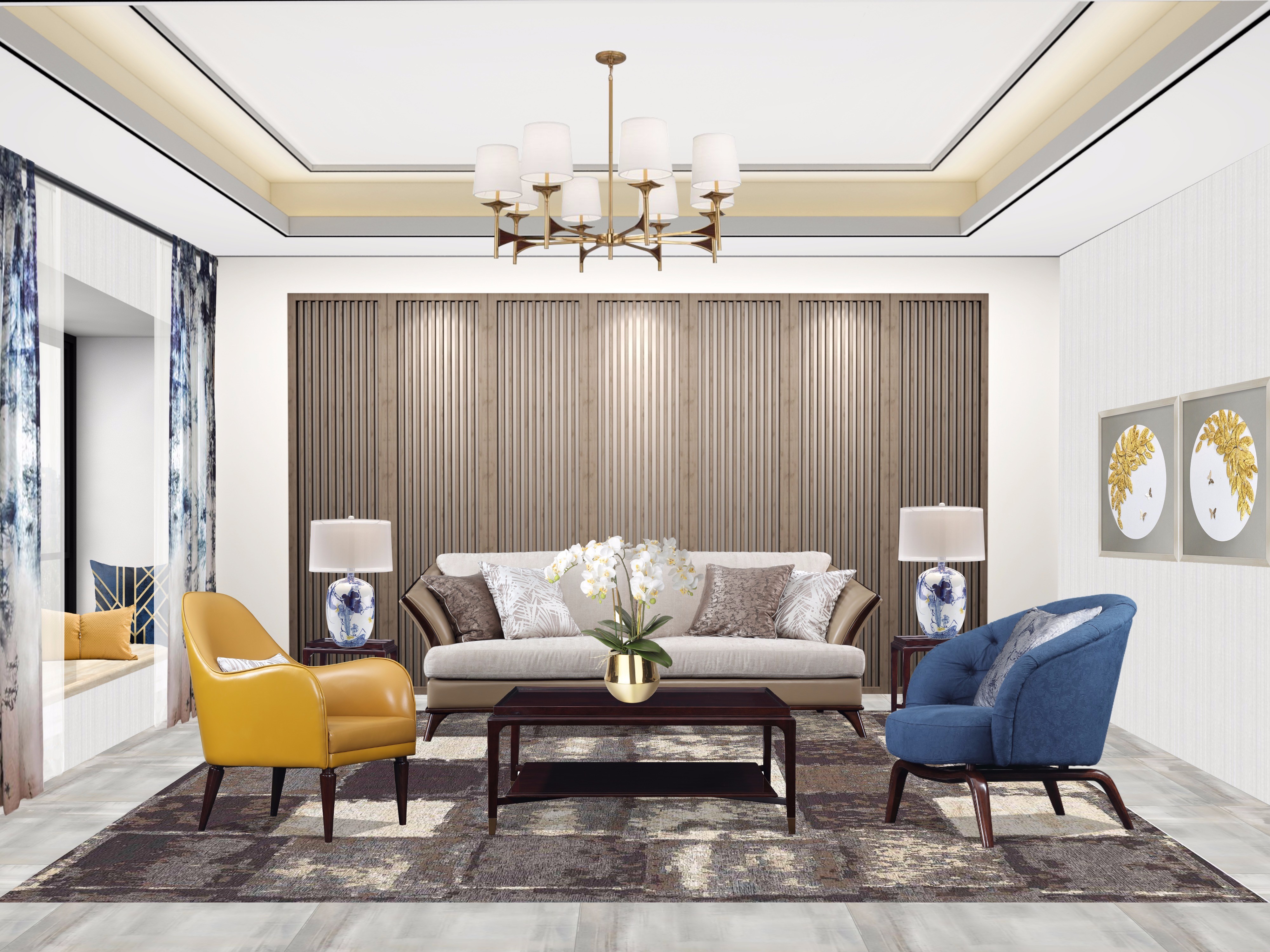 门店邦软装场景——客厅系列 - 效果图交流区-建e室内设计网