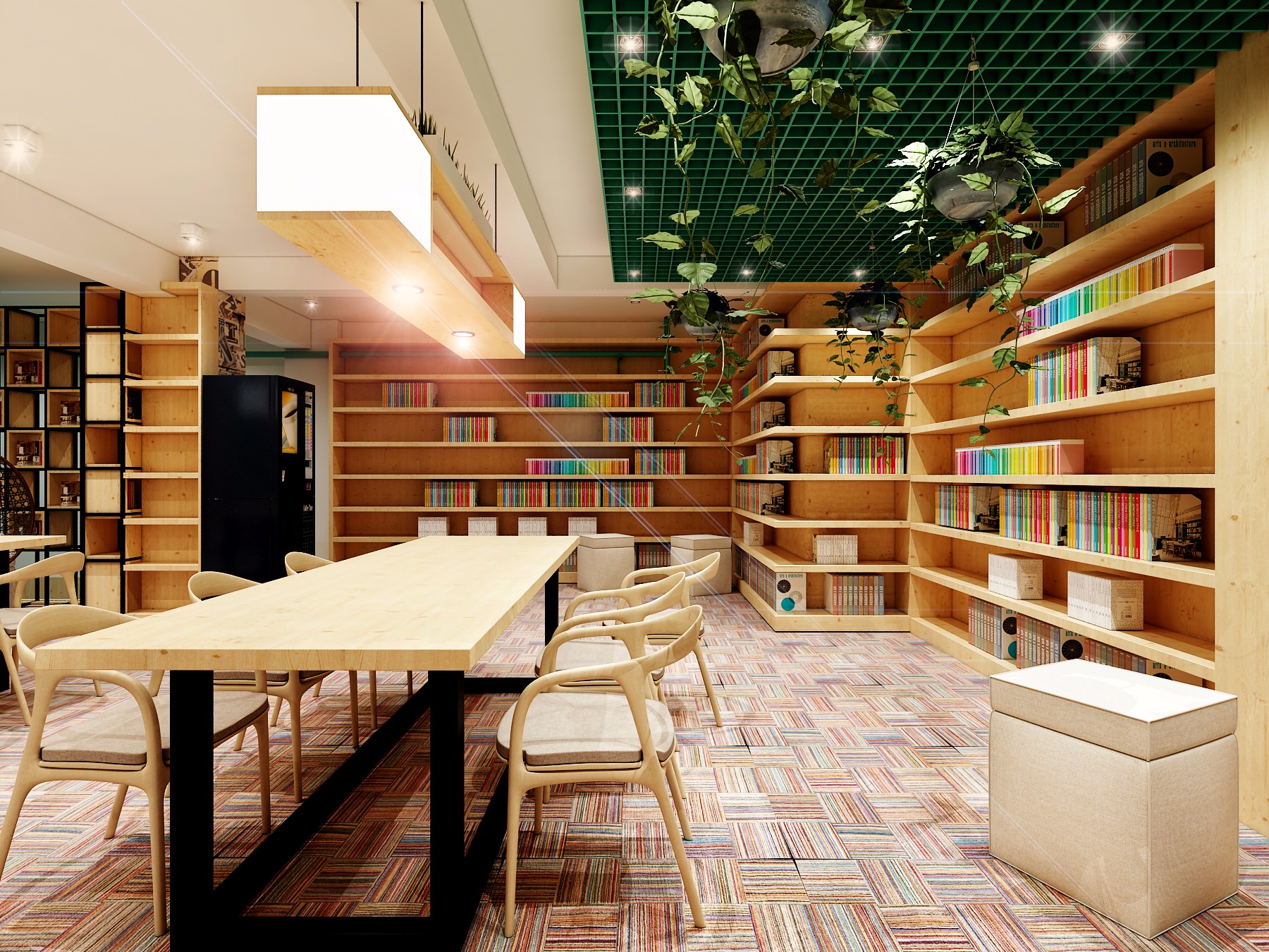 枫林书店 - 效果图作品交流区 - 建e分享交流平台 - 建e室内设计网