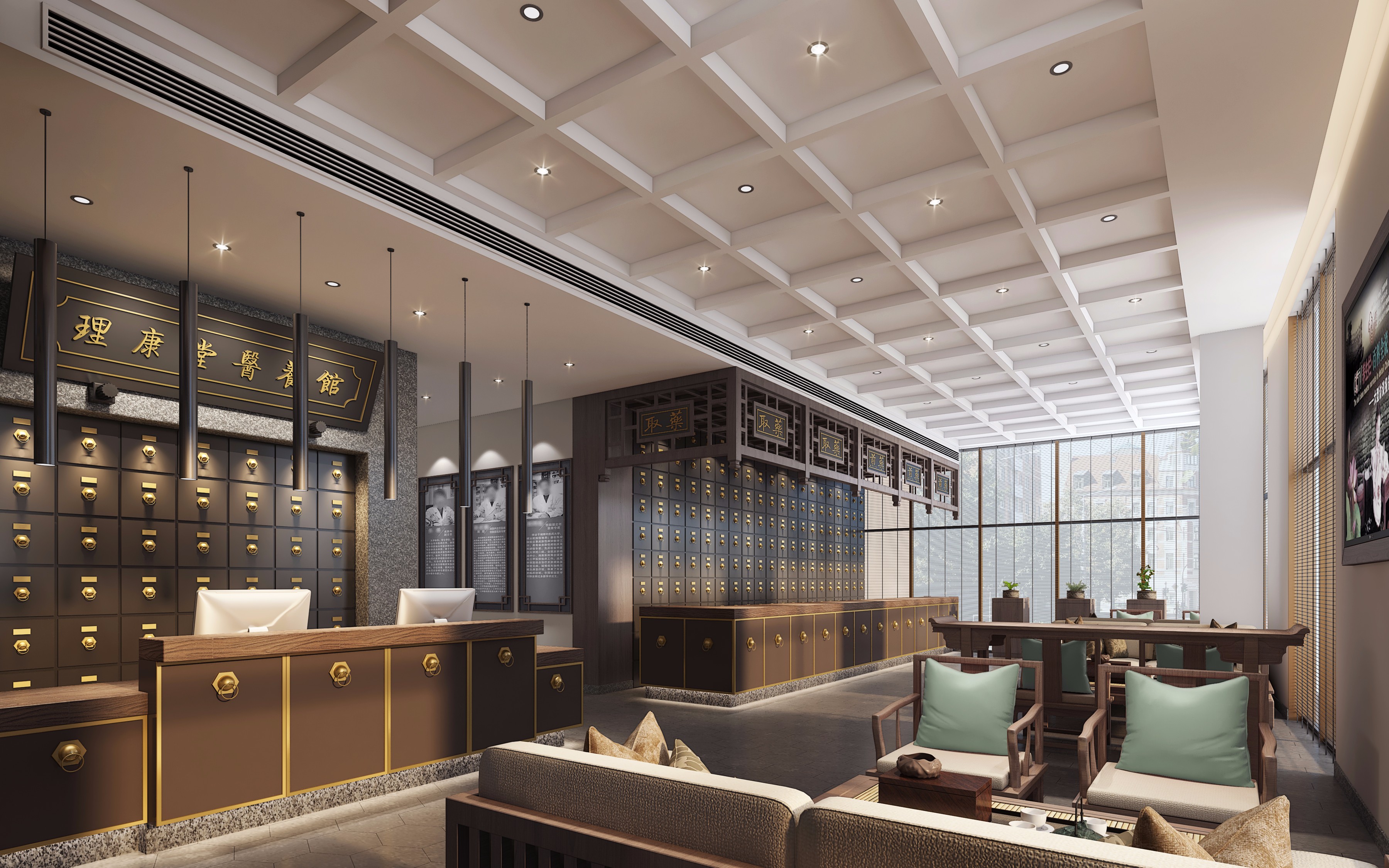 国药馆 - 效果图交流区-建e室内设计网