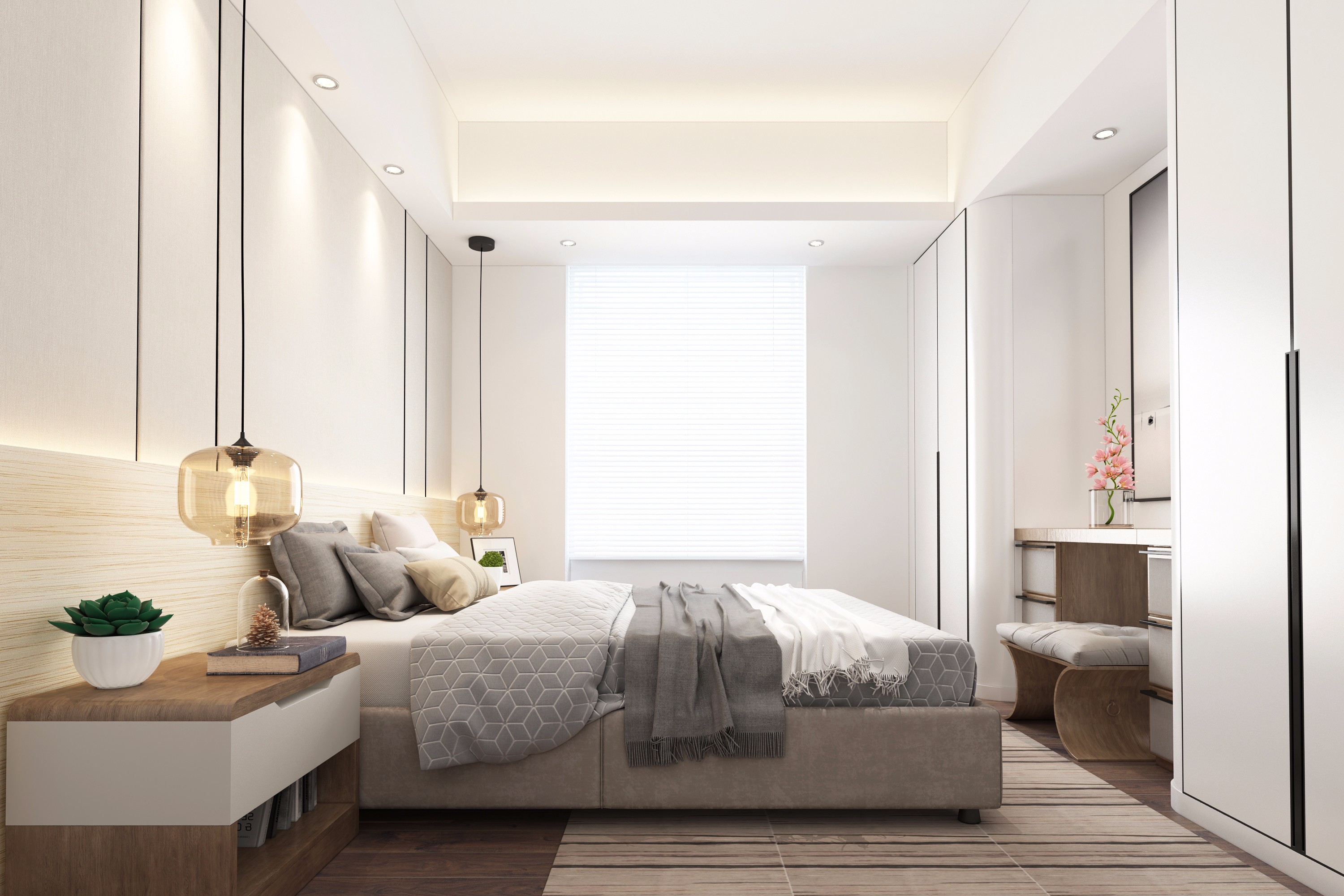 主卧- 效果图交流区-建e室内设计网